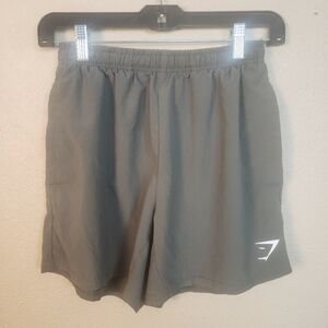 Gymshark Light Olive Green Lightweight Athletic Shorts Small (5324)